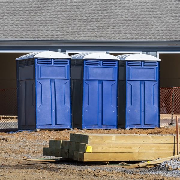 what is the maximum capacity for a single portable restroom in High Springs